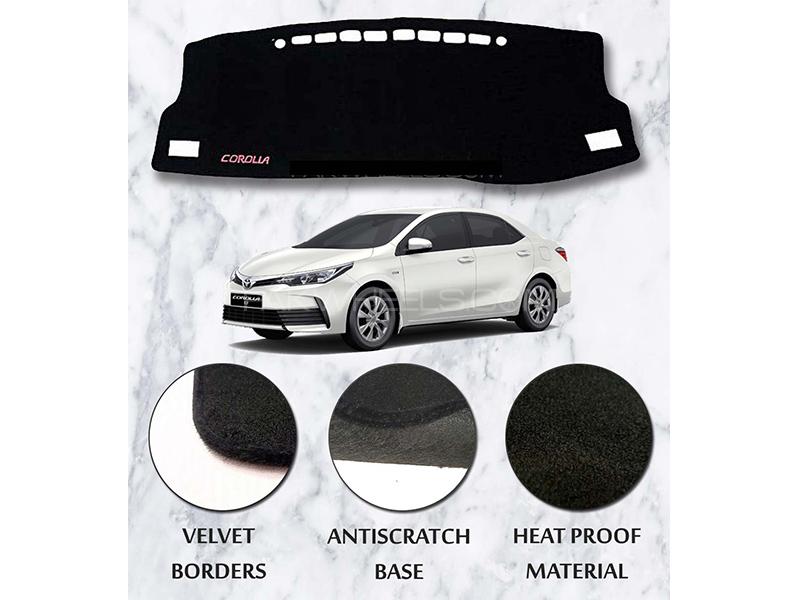 Toyota Corolla 2014-2021 Dashboard Cover Mat - Heat Proof Material  Image-1