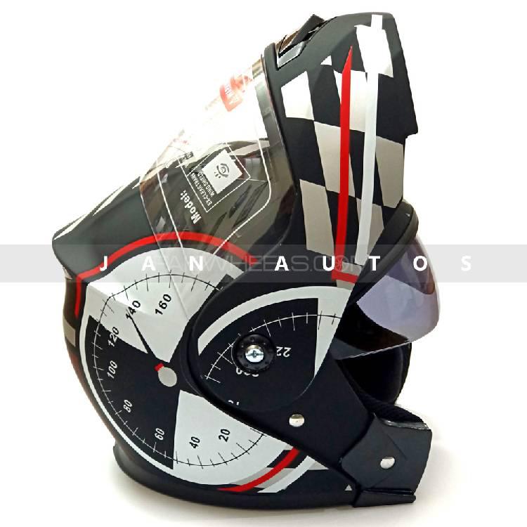 3 in 1 Flipup Motorcycle Helmet 57 cm - 59 cm Image-1