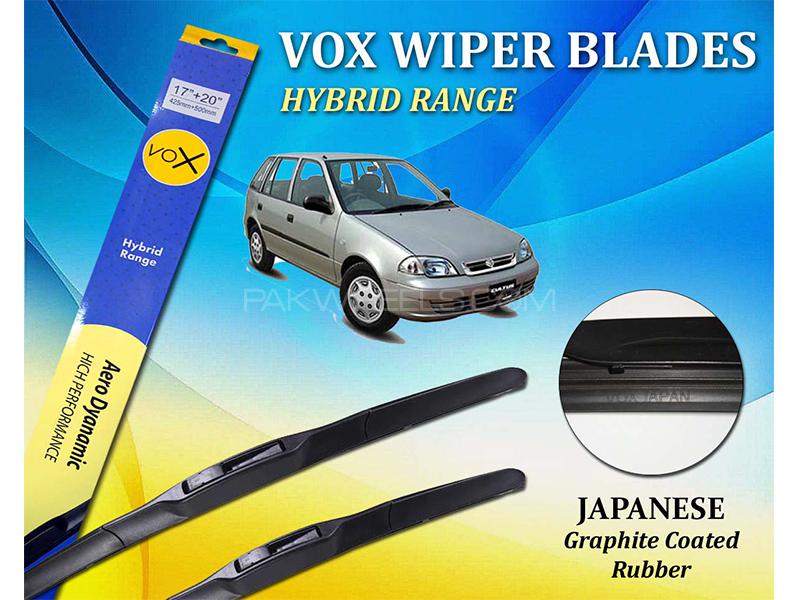 Suzuki Cultus 2007-2017 VOX Japanese Rubber Hybrid Wiper Blades Image-1