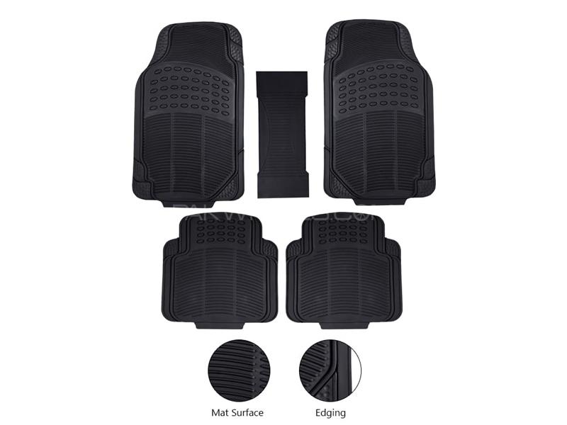 Diamond Pvc Standard Universal Car Floor Mat Black 035 Image-1