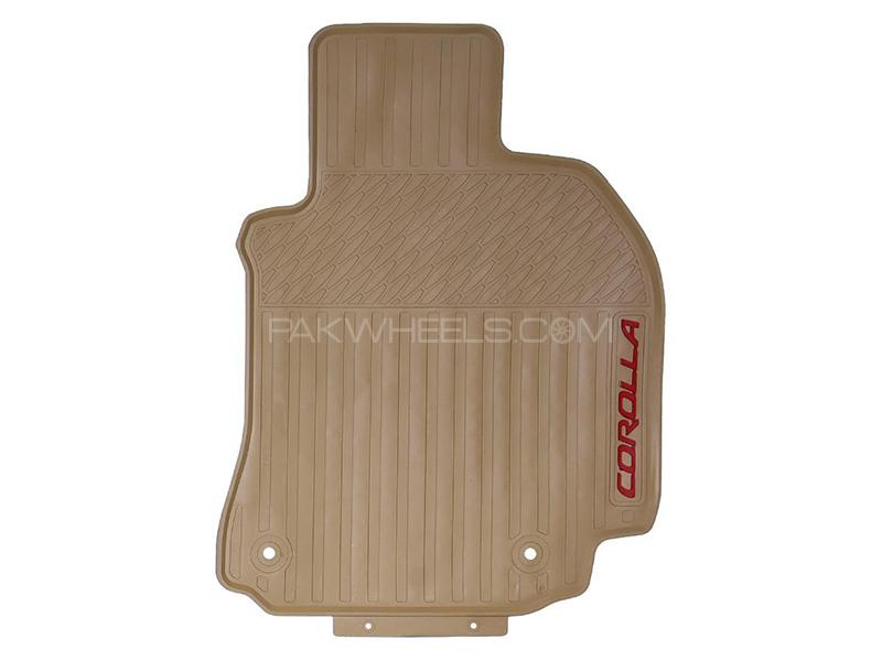 Diamond Latex Premium Beige Toyota Corolla 2014-2021 Floor Mats| Plastic | Rubber Mats (P58) Diamond Latex Premium Beige Toyota Corolla 2014-2021 Floor Mats| Plastic | Rubber Mats (P58) Image-2