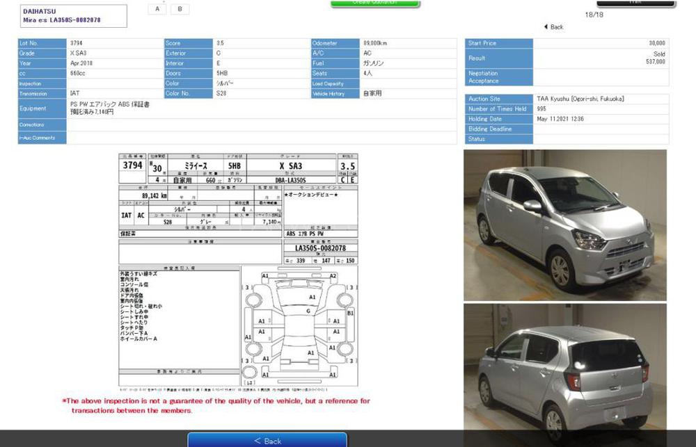 Daihatsu Mira 2018 for Sale in Karachi Daihatsu Mira 2018 for Sale in Karachi Image-3