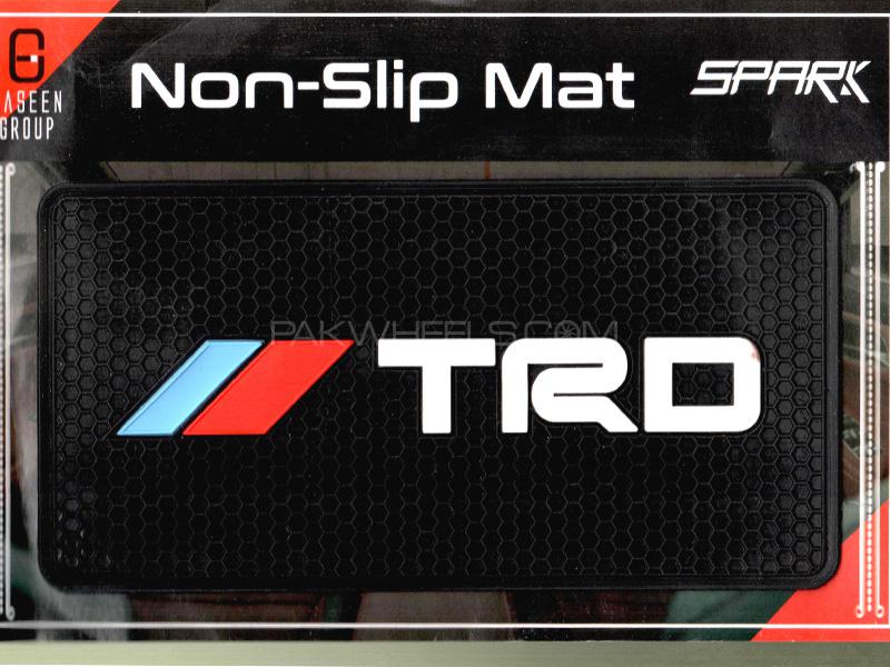 TRD Non Slip Dashboard Mat | Anti Slip | Dash Mat | Car Mat | Non Slip Image-1