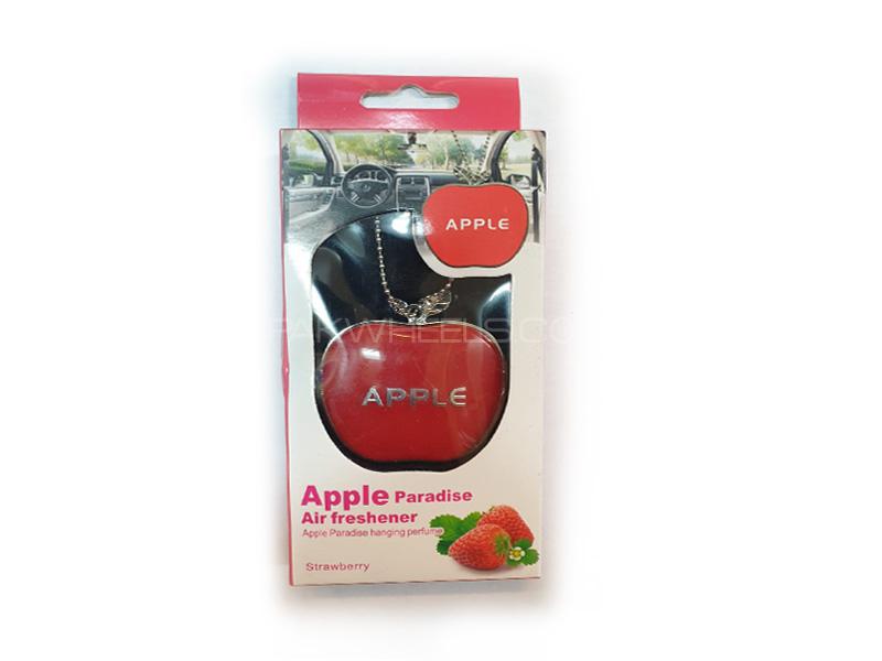 Apple Style Car Hanging Air Freshener | Aroma | Car Fragrance | Red Apple Image-1