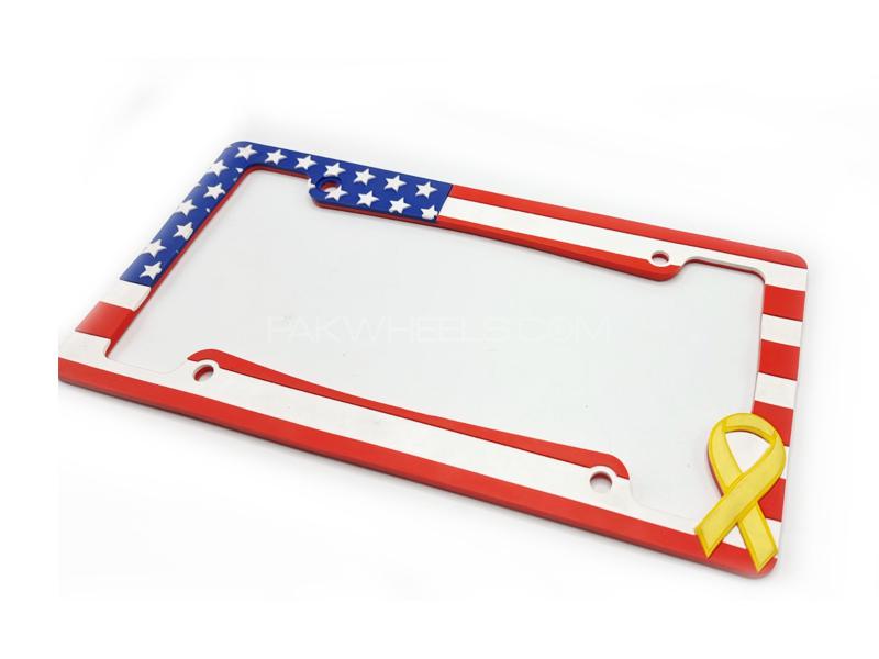 USA Style Number Plate Frame  Image-1