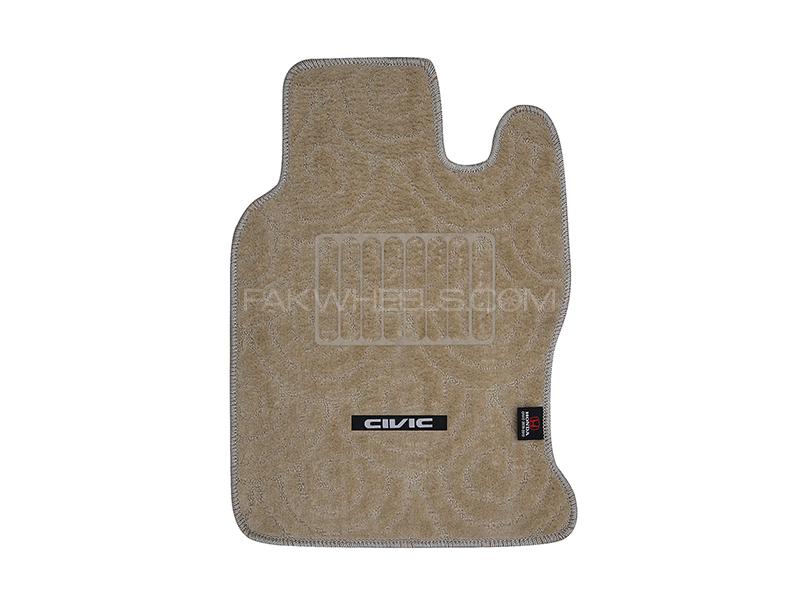 Honda Civic 2006-2012 Carpet Premium Series Beige Car Floor Mats (P95) Honda Civic 2006-2012 Carpet Premium Series Beige Car Floor Mats (P95) Image-2