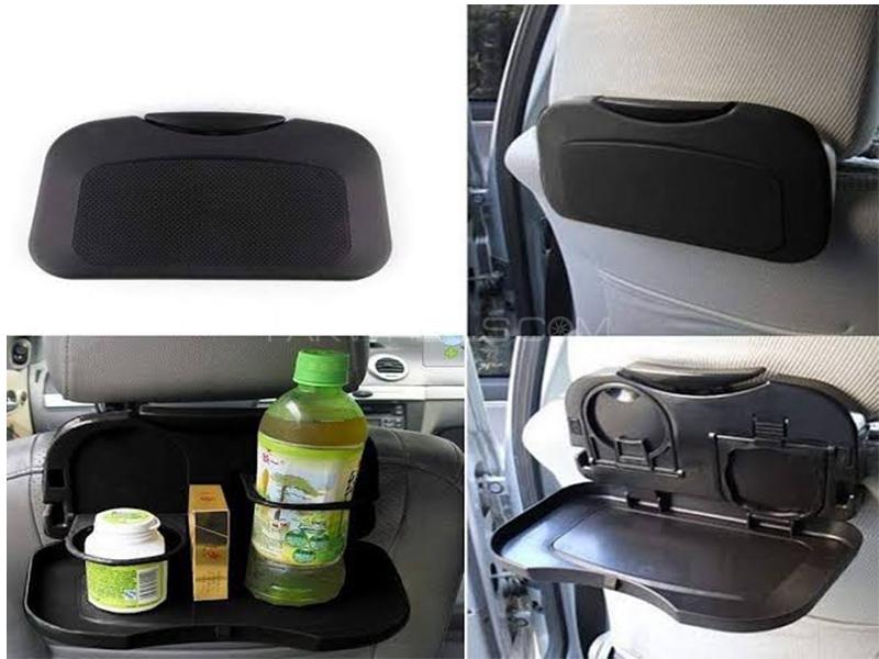 Universal Car Folding Food Tray - Black  Image-1