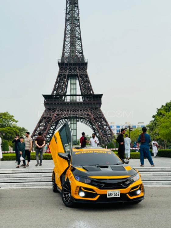 ہونڈا سوک - 2021 Yellow Beauty Image-1