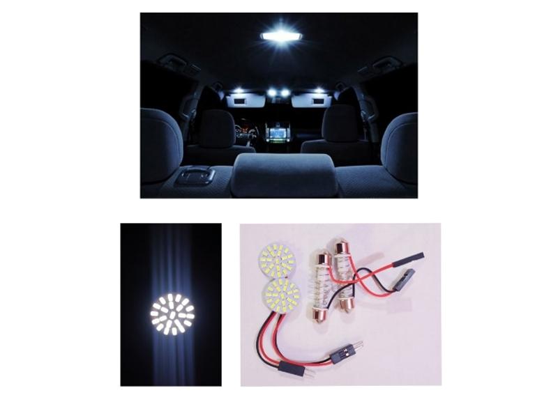 Car Interior Dom Light Roof Light SMD Pair White Image-1