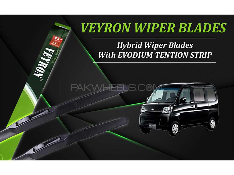 Daihatsu Hijet 2014-2022 VEYRON Hybrid Wiper Blades | Non Scratchable | Graphite Coated for sale in کراچی Image-1