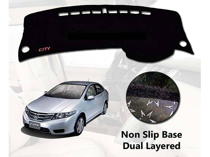 Honda City 2009 - 2021 Non Slip Dashboard Cover | 2 Layered | AntiScratch | Washable Image-1