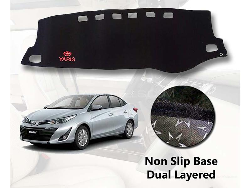 Toyota Yaris 2020-2022 Non Slip Dashboard Cover | 2 Layered | AntiScratch | Washable Image-1