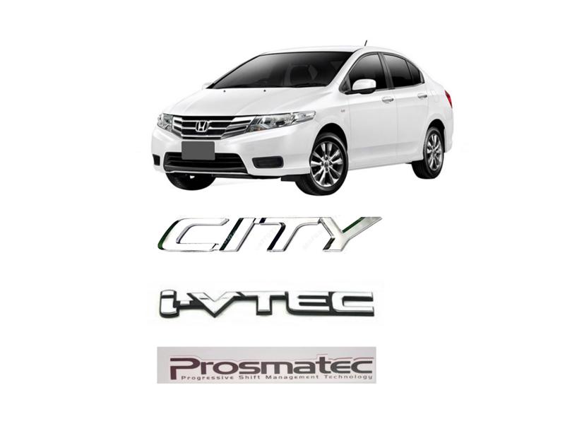Honda City Trunk Logo ivtec Decal Sticker Pack  in Lahore