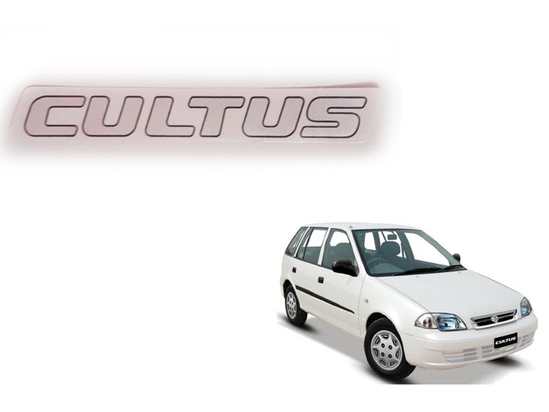Suzuki Cultus Rear Badge Sticker  Image-1