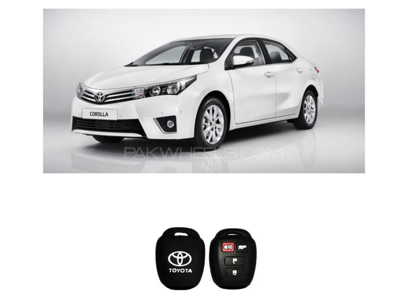 Toyota Corolla Silicone Key Cover Key Protector Key Rubber Cover Image-1