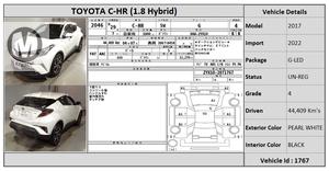 Used Toyota C-HR G 1.8 2017