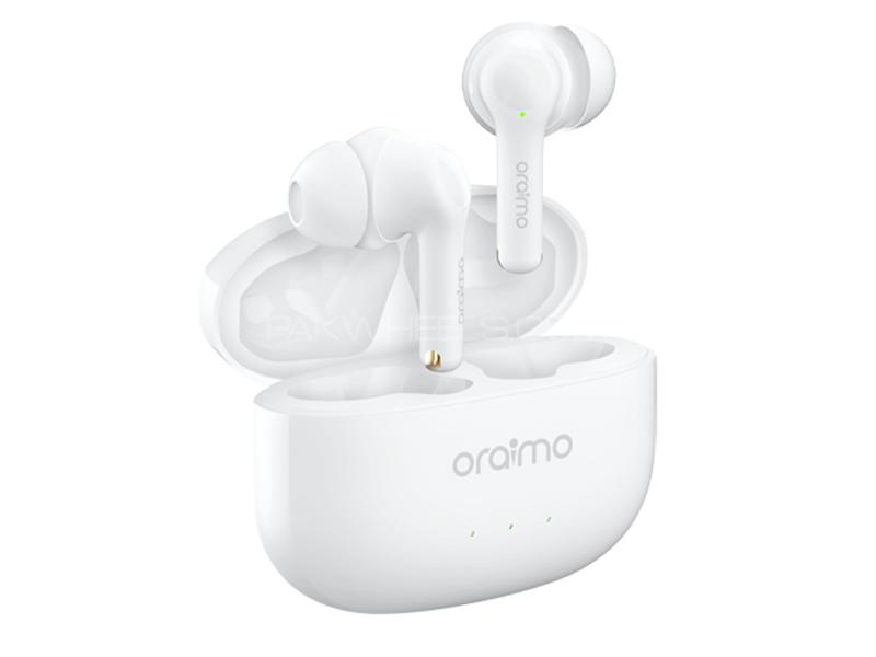 Oraimo Free Pods 3 Wireless Earbuds - White - OEB-E104D Image-1