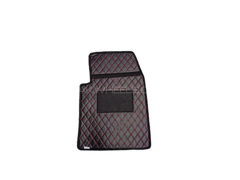 Honda Vezel Diamond Cut Floor Mats Black Red Honda Vezel Diamond Cut Floor Mats Black Red Image-2