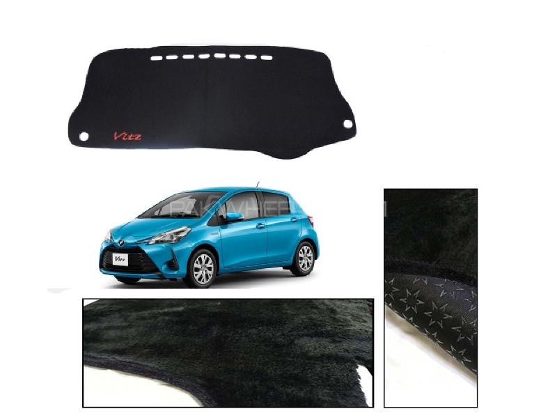Toyota Vitz 2011-2018 Velvet Dashboard Carpet  Image-1