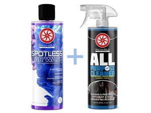 Buy PakWheels Waterless Car Wash All Purpose Cleaner And Car Shampoo Bundle  - Pack of 3
