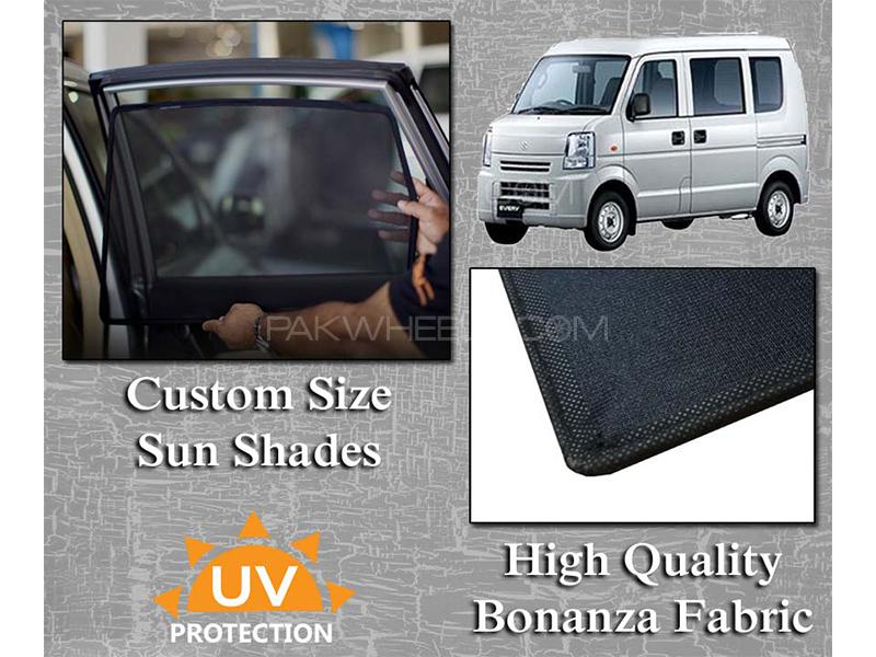 Suzuki Every 2005-2022 Sun Shades | Bonanza Fabric | Thick Rods | Original Size