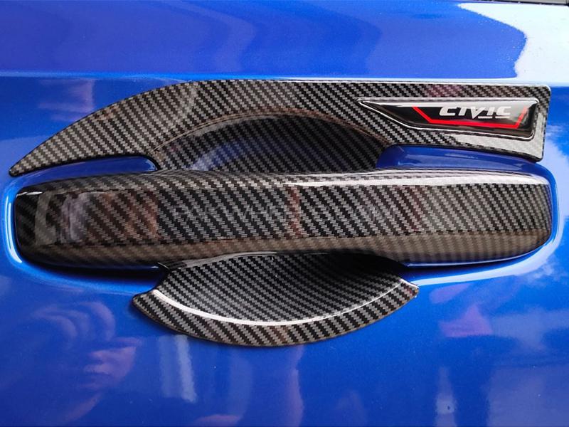Honda Civic 2022 Door Handle Covers Bowls Carbon Fiber Handles Honda Civic 2022 Door Handle Covers Bowls Carbon Fiber Handles Image-2
