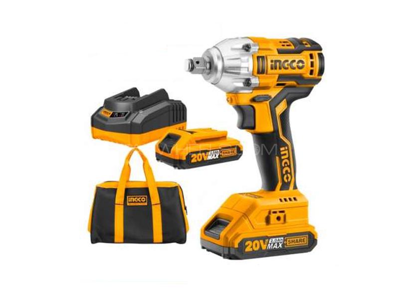 Ingco Lithium-Ion Impact Wrench 20v Image-1