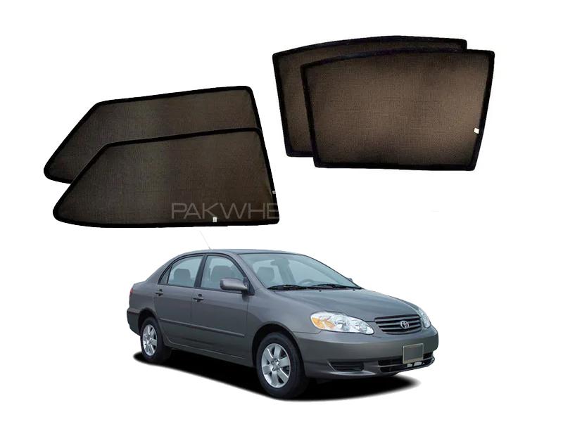Toyota Corolla 2002-2008 Side Fix Side Shade Black UV Protection Heat Protection  Image-1
