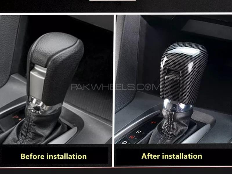 Buy Honda Civic 2022 Gear Knob Shift Knob Carbon Fiber Frame Trim Rs In 