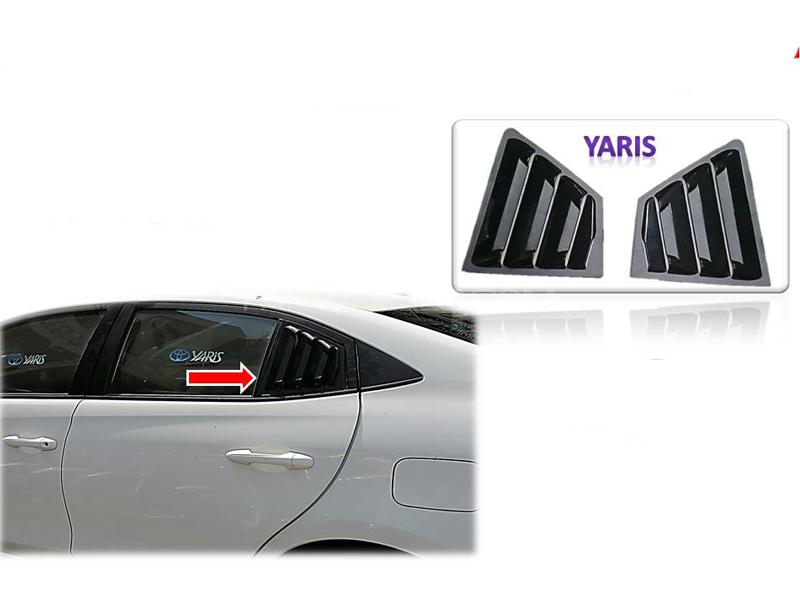 Toyota Yaris Side Glass Louvers 2pcs