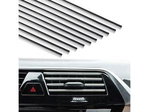 Universal Car AC Vent Molding - Silver  Universal Car AC Vent Molding - Silver