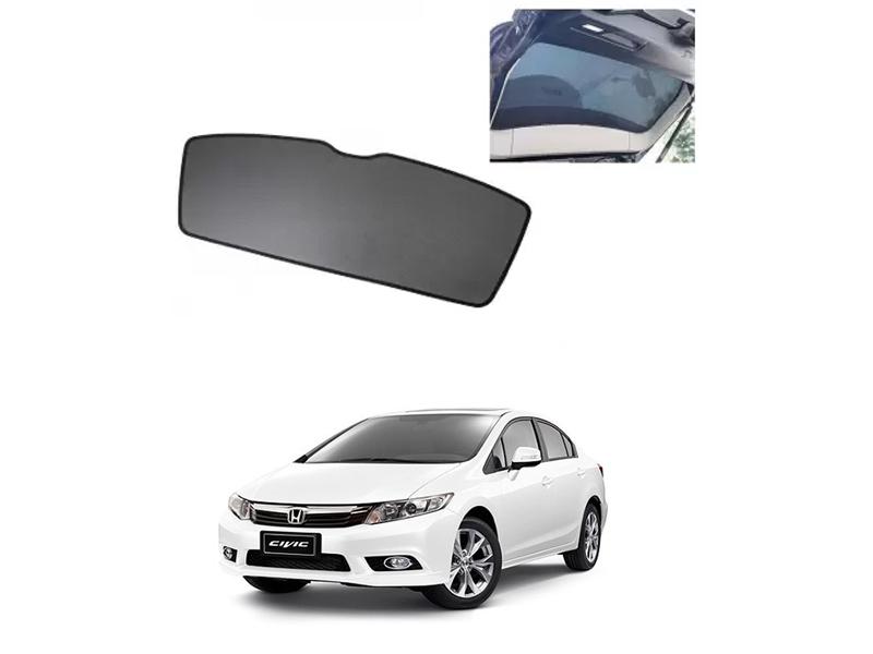Honda Civic 2013-2016 Fix Back Shade Black UV Protection Heat Protection  Image-1