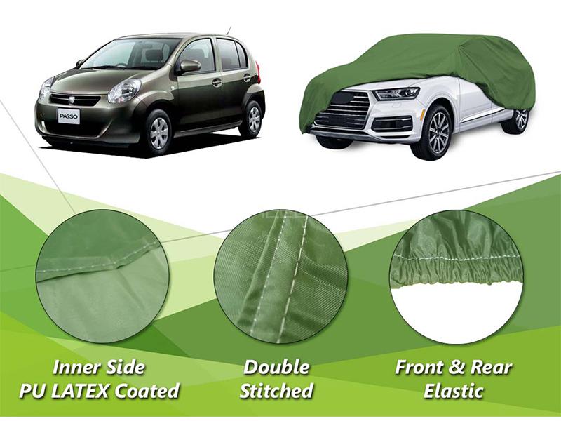 Toyota Passo 2016-2022 PU Latex Coated Top Cover | Anti-Scratch | Water Proof  Image-1