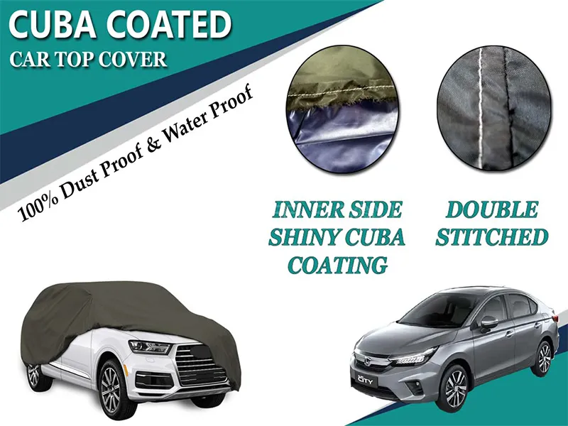 Honda City 2022-2023 Inner Cuba Coated Top Cover | Water Proof | Double Stitched  Image-1