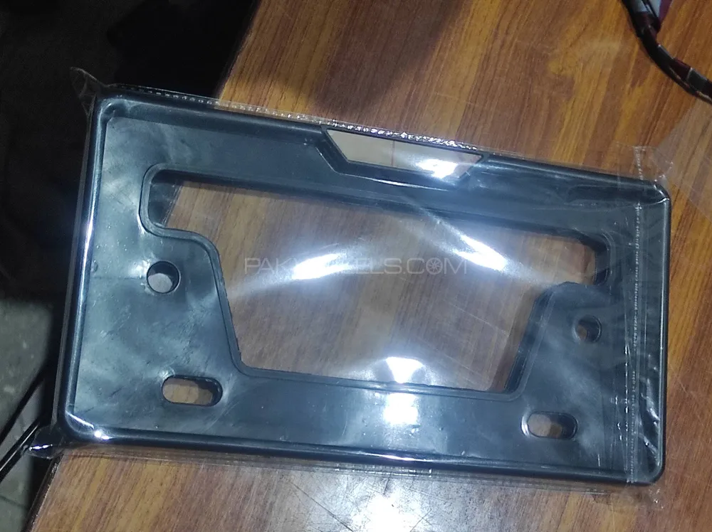 Number plate Frame in Black Image-1