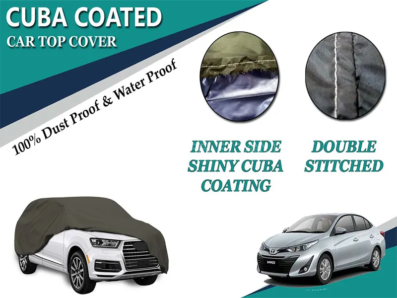Toyota Yaris 2020-2022 Inner Cuba Coated Top Cover | Water Proof | Double Stitched  Image-1