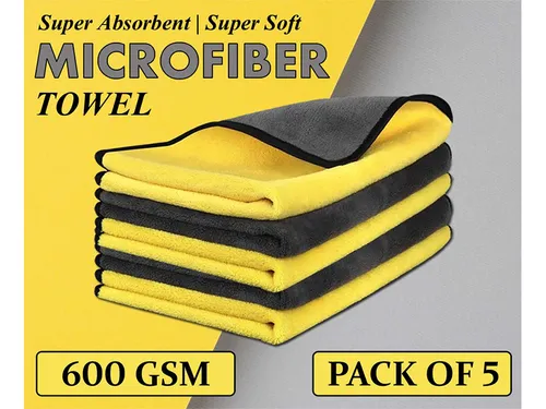 Slide_micro-fiber-towel-laminated-double-600-gsm-30x30cm-yellow-grey-pack-of-5-75338766