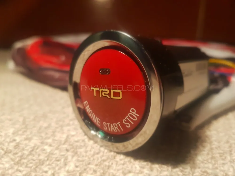 Jdm TRD push start button with indicator lamp  oem japan made GT86 Image-1