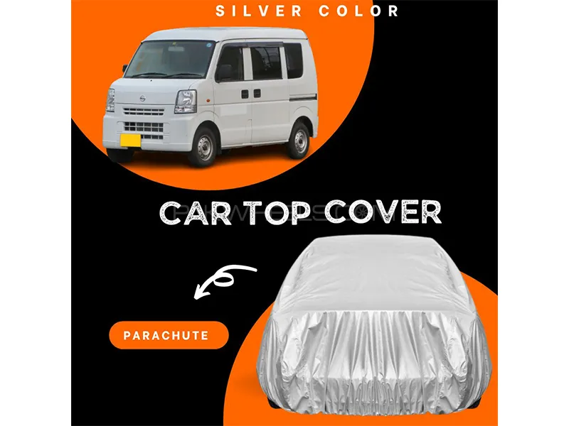 Nissan Clipper 2007-2010 Parachute Silver Car Top Cover Image-1