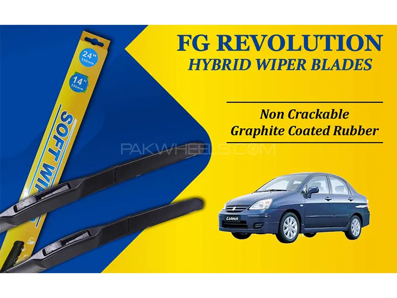 Suzuki Liana 2006-2014 FG Wiper Blades | Hybrid Type | Graphite Coated Rubber