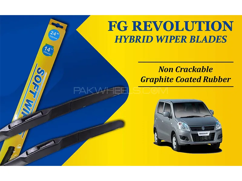 Suzuki Wagon R 2014-2023 FG Wiper Blades | Hybrid Type | Graphite Coated Rubber