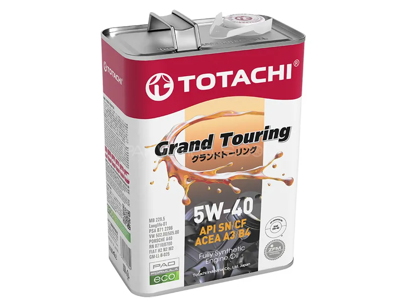 Totachi 5w40 API SN /CF Grand Touring Fully Synthetic Oil 4L Image-1