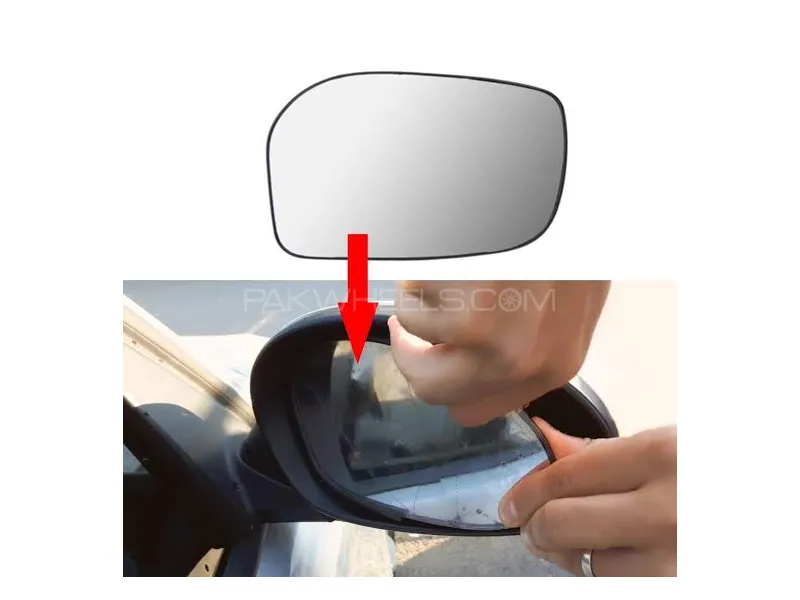 Toyota Corolla 2014-2017 Inner Side Mirror Glass Right Side Image-1