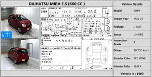Daihatsu Mira L 2019 for Sale