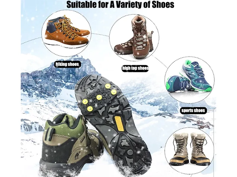 Anti skid snow on sale shoes