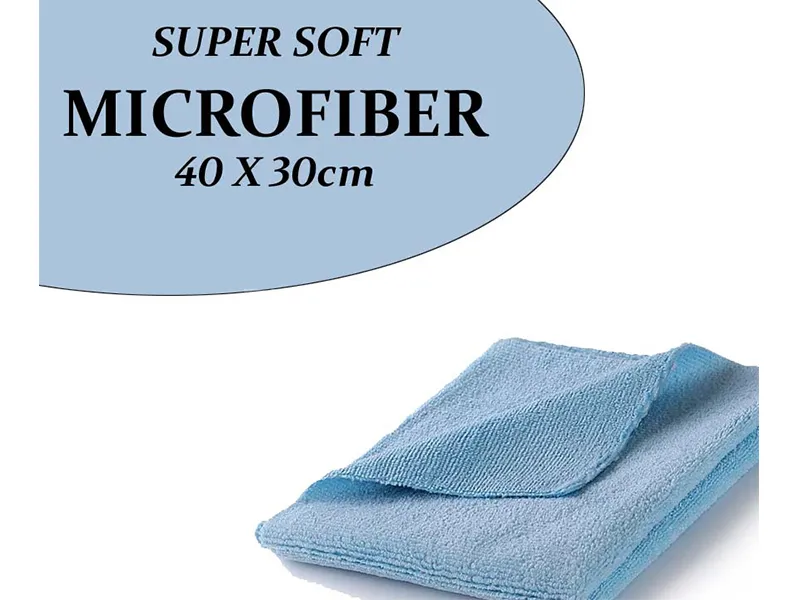 MICROFIBER CLOTH GREEN 40 X 40 CM 3/PK