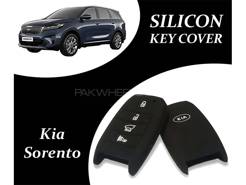 Kia Sorento 2021-2023 Key Cover | Silicone | Black | Pack Of 2
