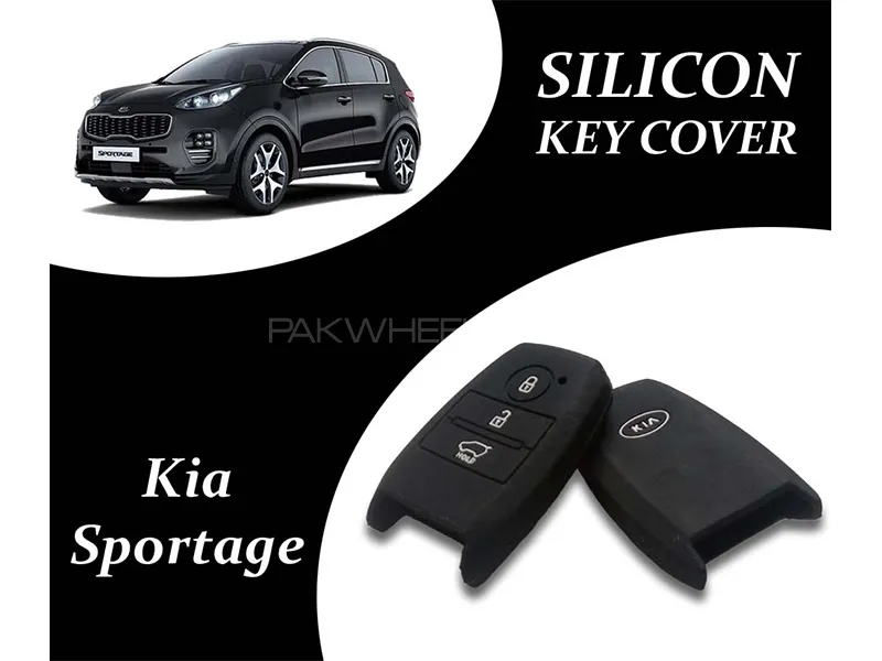 Kia Sportage 2019-2023 Key Cover | Silicone | Black | Pack Of 1