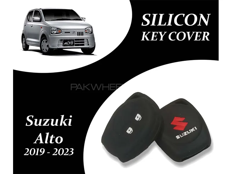 Suzuki Alto 2020-2023 Key Cover | Silicone | Black | Pack Of 2