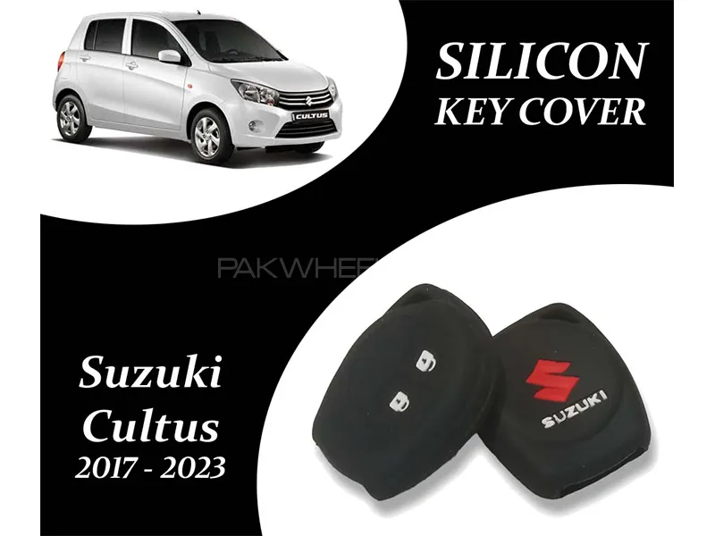 Suzuki Cultus 2017-2023 Key Cover | Silicone | Black | Pack Of 1